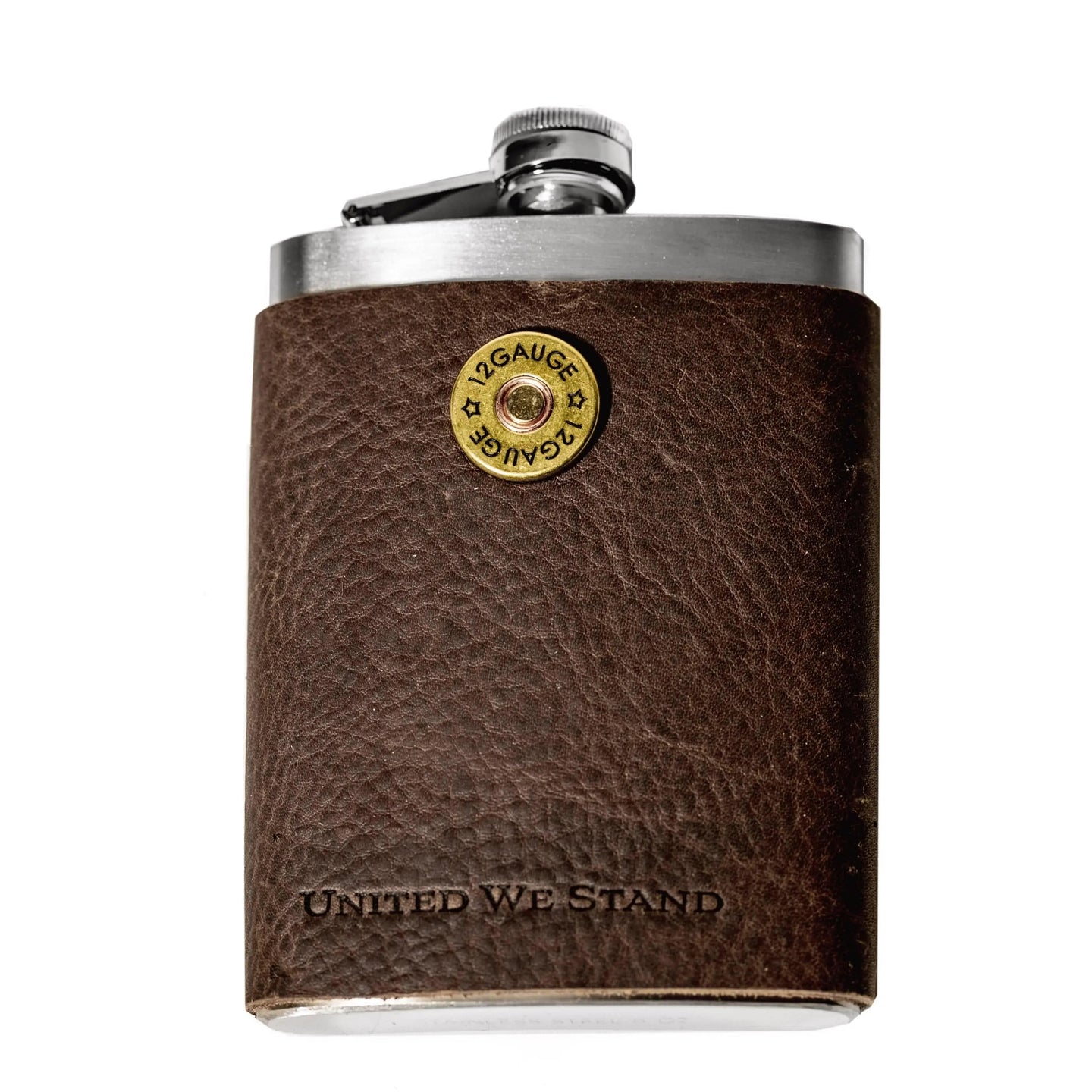 12 Gauge Leather Flask Liv & B Designs